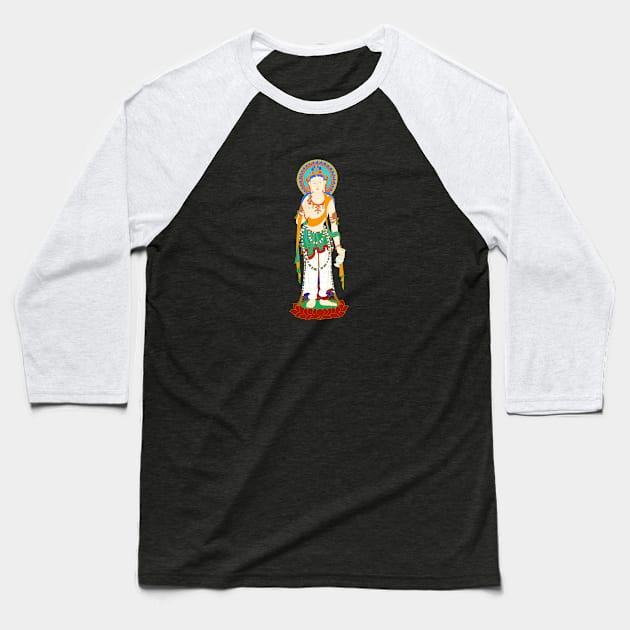 bodhisattva B002 Baseball T-Shirt by cutequokka